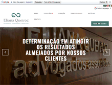 Tablet Screenshot of elianaqueirozadvogados.adv.br